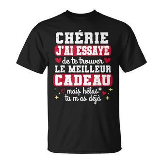 Surprise Poura Copine Amour Humour T-Shirt - Cadeauxyz