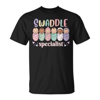 Swaddle Specialist Nicu Nurse Tech Mother Baby Neonatal Icu T-Shirt - Thegiftio UK
