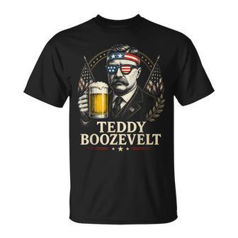Teddy Boozevelt 4Th July President 26 Independence Day T-Shirt - Thegiftio UK