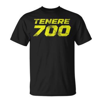 Tenere T7 アドベンチャー ヴィンテージ バイク Tシャツ - Kawaiitshirt