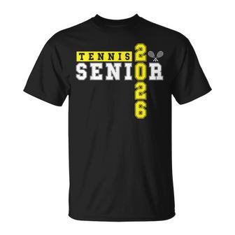 Tennis Senior Night Tennis Senior 2026 Graduation 30 T-Shirt | Mazezy