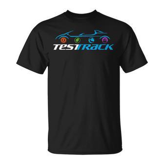 Test Track Ride Attractions Theme Park Vacation T-Shirt - Thegiftio UK