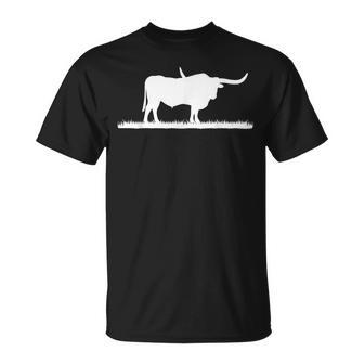Texas Longhorn Rancher -Aca Longhorn Para Ganadero Camiseta unisex - Regaloses