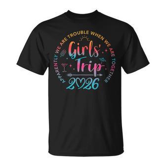 Tie Dye Girls Trip 2026 Trouble When We Are Together T-Shirt | Seseable UK