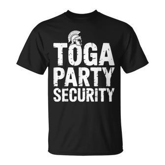 Toga Party Security Roman Costume T-Shirt | Seseable UK