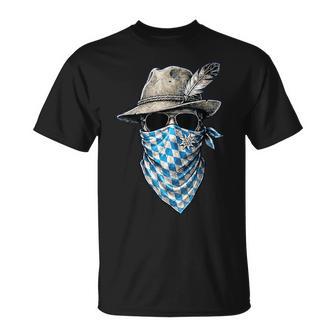 Trachten Herren Trachten Bayrisch Lausbua Bayern T-Shirt - Seseable