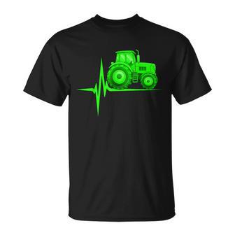 Tracteur Heartbeat Farming Meilleur Pour Les Agriculteurs T-Shirt - Cadeauxyz