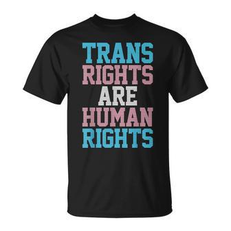 Trans Rights Are Human Rights Lgbtq トランスジェンダー フラッグ プライド Tシャツ - Kawaiitshirt