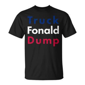 Truck Donald Dump En Contra De Donald Trump Camiseta unisex - Regaloses