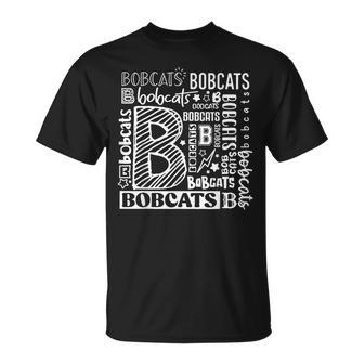 Typography Bobcat For Bobcat Animal Lover T-Shirt - Thegiftio UK