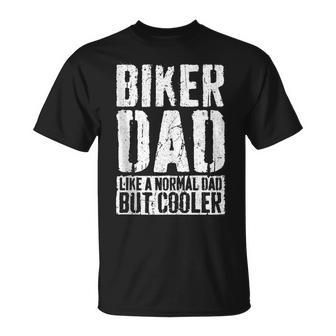 Uomo Biker Dad Festa Del Papà Biker Dad Maglietta - Novitaregali