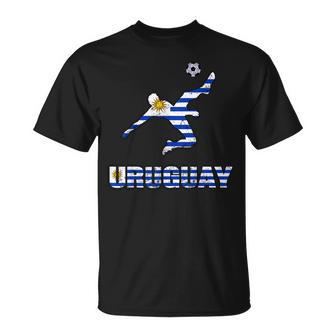 Uruguay Bandera Uruguaya Para Jugador De Fútbol Camiseta unisex - Regaloses