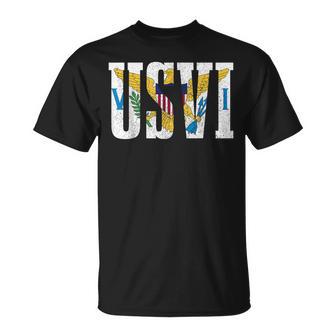 Us Virgin Islands Usvi Flag Pride Souvenir T-Shirt - Thegiftio UK