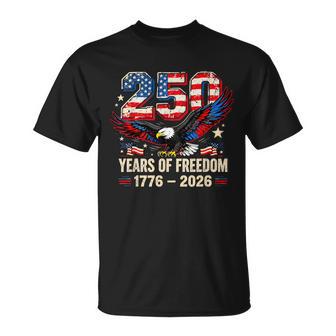 Usa 250Th Anniversary American Heritage Eagle Vintage T-Shirt - Monsterry
