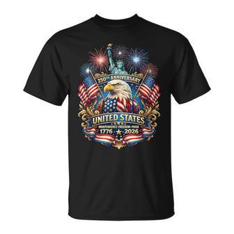 Usa Independence 250Th Anniversary 1776 2026 Patriotic Eagle T-Shirt - Thegiftio