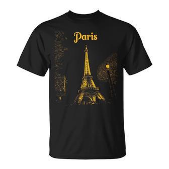 Vacaciones En Parísacaciones En Francia Torre Eiffel Camiseta unisex - Regaloses
