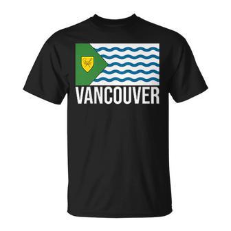 Vancouver British Colombia Bandiera Del Canada Maglietta - Novitaregali