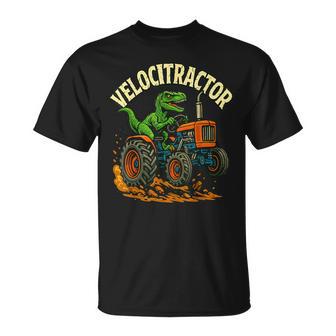 Velocitractor Dinosaurio Con Tractor Camiseta unisex - Regaloses