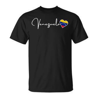 Venezuela Heart Flag Pride Heritage Venezuela T-Shirt - Monsterry