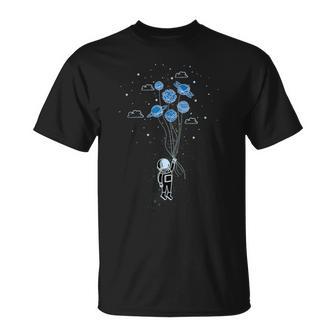Viaje Espacial Planeta Astronomía Regalo Niños Astronauta Camiseta unisex - Regaloses