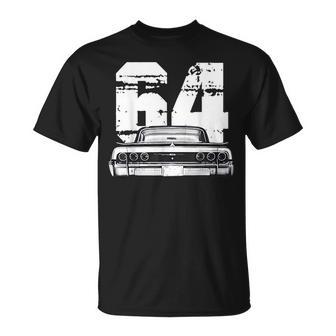 Vintage 1964 64 Impala Old School Muscle Classic Car Hot Rod T-Shirt - Thegiftio UK