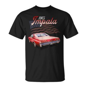 Vintage 1965 65 Impala Old School Muscle Classic Car Hot Rod T-Shirt - Thegiftio UK