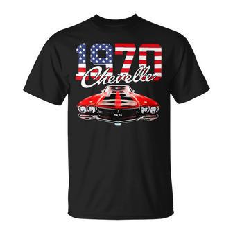 Vintage 1970 Chevelle 70 Classic American Muscle Car Hot Rod T-Shirt - Thegiftio UK