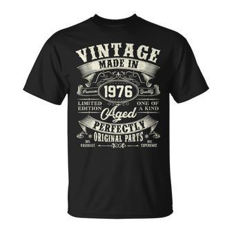 Vintage 1976 50Yr 50Th Birthday For 50 Years Old T-Shirt - Monsterry UK