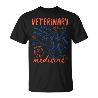Vintage 90S Veterinary Medicine Vet Tech Vet Med Graduate T-Shirt - Thegiftio UK