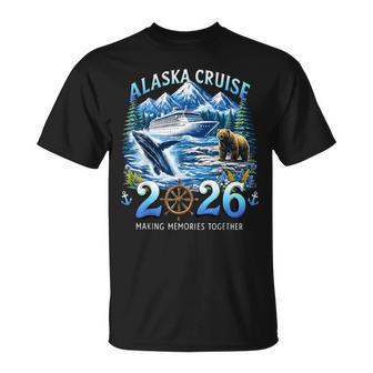 Vintage Alaska Cruise 2026 Cruise Group Family Vacation T-Shirt - Thegiftio