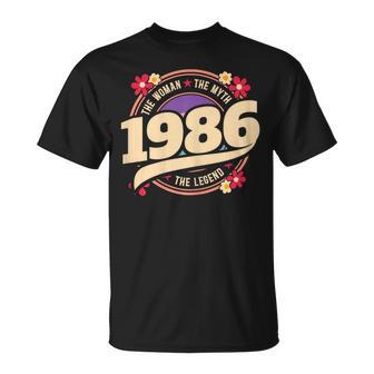 Vintage Année 1986 Légende 40 Ans Anniversaire T-Shirt - Cadeauxyz