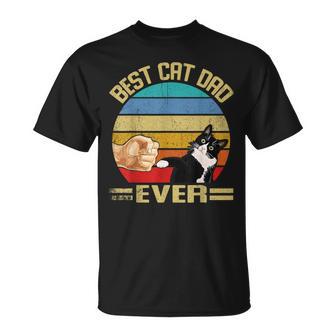 Vintage Best Cat Dad Ever Cat Owner Cats Dad Maglietta - Novitaregali