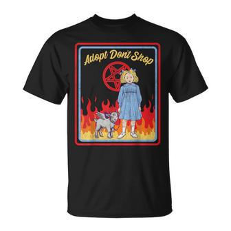 Vintage Child Game Horror Adopt Donthop Dark Humor Tシャツ - Kawaiitshirt