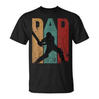 Vintage Cricket Dad Ideas Cricket Player T-Shirt - Thegiftio UK