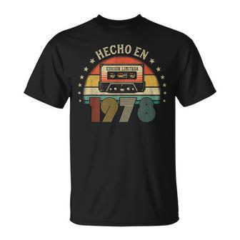Vintage Hecho En 1978 Regalo Nacido En 1978 Edición Limitada Camiseta unisex - Regaloses