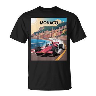 Vintage Monaco 1937 Classic Race Car Lover Racing T-Shirt - Thegiftio UK