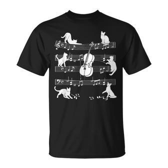 Violoncelle Pour Chat Qui Aime Les Chats T-Shirt - Cadeauxyz