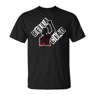 Viva L'italia Antifascista Bella Ciao Antifascista Camiseta unisex - Regaloses
