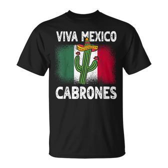 Viva México Cabrones Cactus Divertido Día De La Independencia Mexicana Camiseta unisex - Regaloses