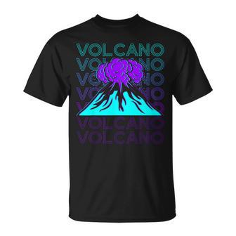 Volcán Retro Camiseta unisex - Regaloses
