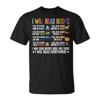 I Will Read Books On A Boat Fun Reading Lover T-Shirt - Thegiftio UK