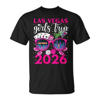 Women's Las Vegas Girls Trip 2026 Girls Weekend Party Friends Matchi T-Shirt - Thegiftio UK