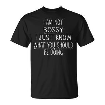 Yo Nooy Bossyóloé Lo Que Deberías Estar Haciendo Gracioso Camiseta unisex - Regaloses