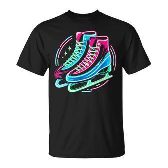 Zapatos De Patinajeobre Hielo Patinadorobre Hielo Camiseta unisex - Regaloses