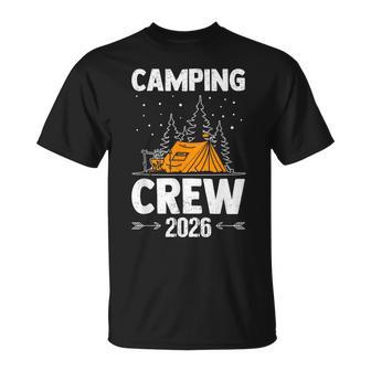 Zelten Campen Campingpruch Lagerfeuer Camping Crew 2026 T-Shirt - Seseable