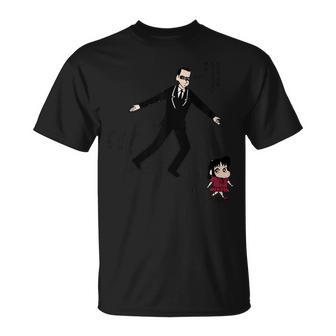 【まんが】クレヨンしんちゃん 黒磯と愛ちゃん Tシャツ - Kawaiitshirt