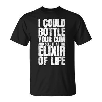 あなたの精子を瓶詰めして人生の万能薬として売ってもいいよ Tシャツ - Kawaiitshirt