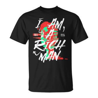 かわいいグラフィック「I Am A Rich Man」 Tシャツ - Kawaiitshirt
