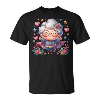 かわいいスーパーヒーローおばあちゃんスーパーヒーローおばあちゃん Tシャツ - Kawaiitshirt