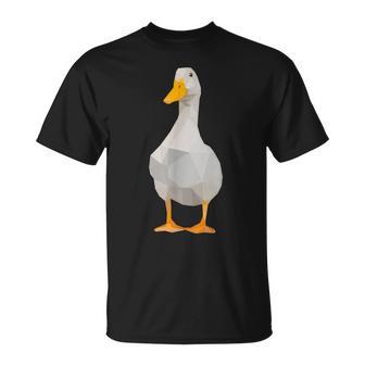 かわいい多角形のアヒル愛好家ファームアヒル Tシャツ - Kawaiitshirt